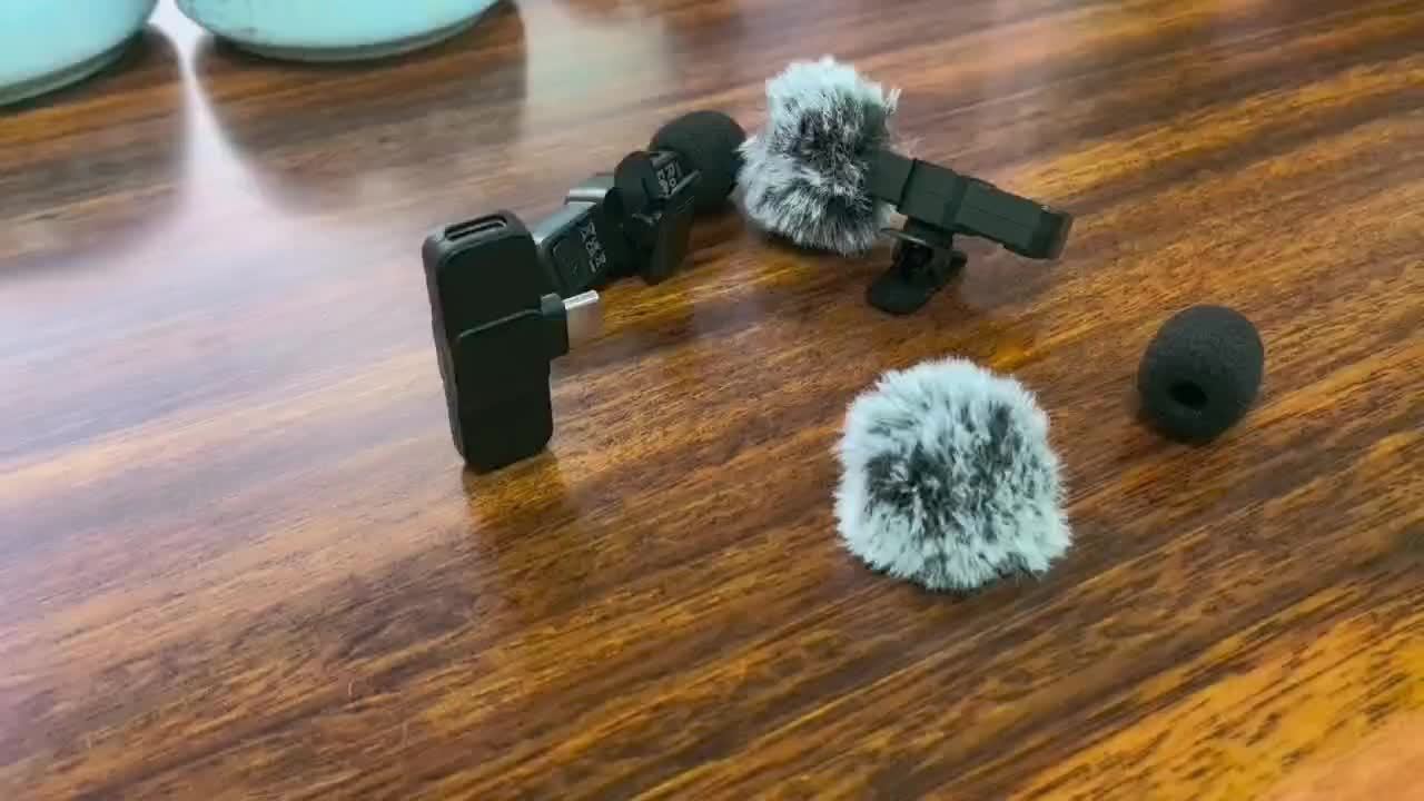 Draadloze Lavalier Microfoon voor Smartphone & Laptop - Clip-On Mic voor Vloggen, Streamen en Interviews