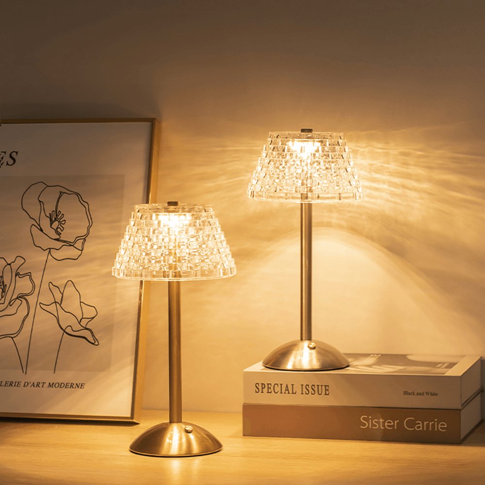 AuraGlow Tafellamp - Oplaadbare LED Lamp Met Dimbare Functie