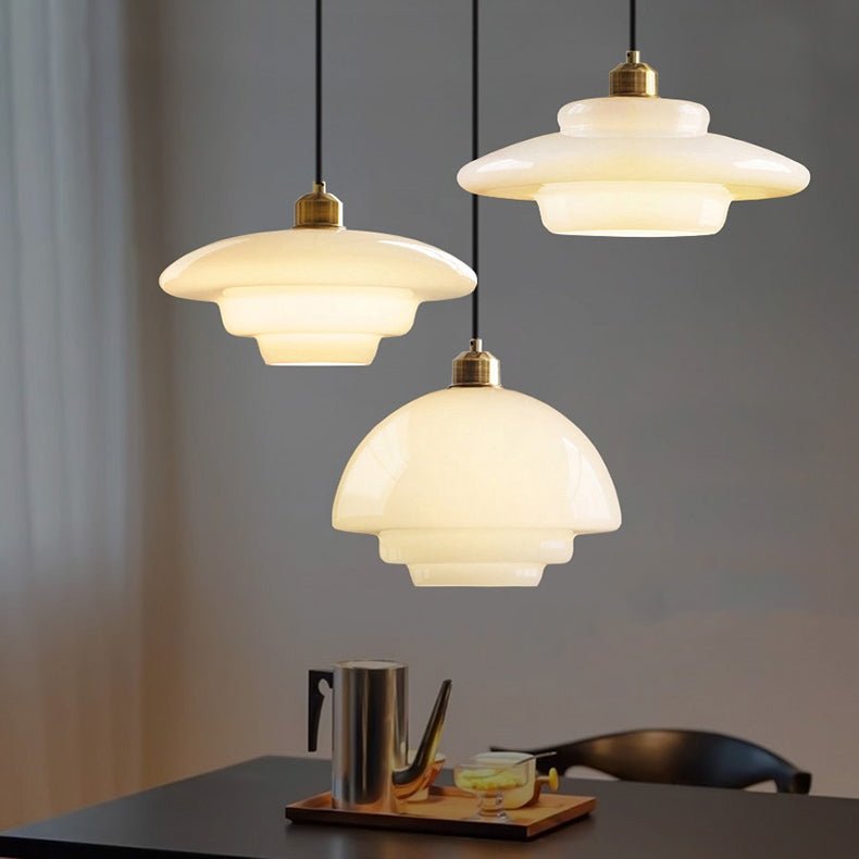 Nebulaa Glazen Hanglamp - Minimalistische Scandinavische Verlichting voor Eetkamer en Keuken