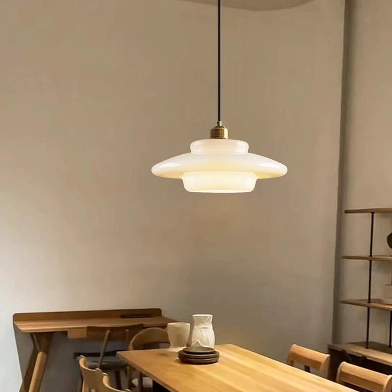 Nebulaa Glazen Hanglamp - Minimalistische Scandinavische Verlichting voor Eetkamer en Keuken