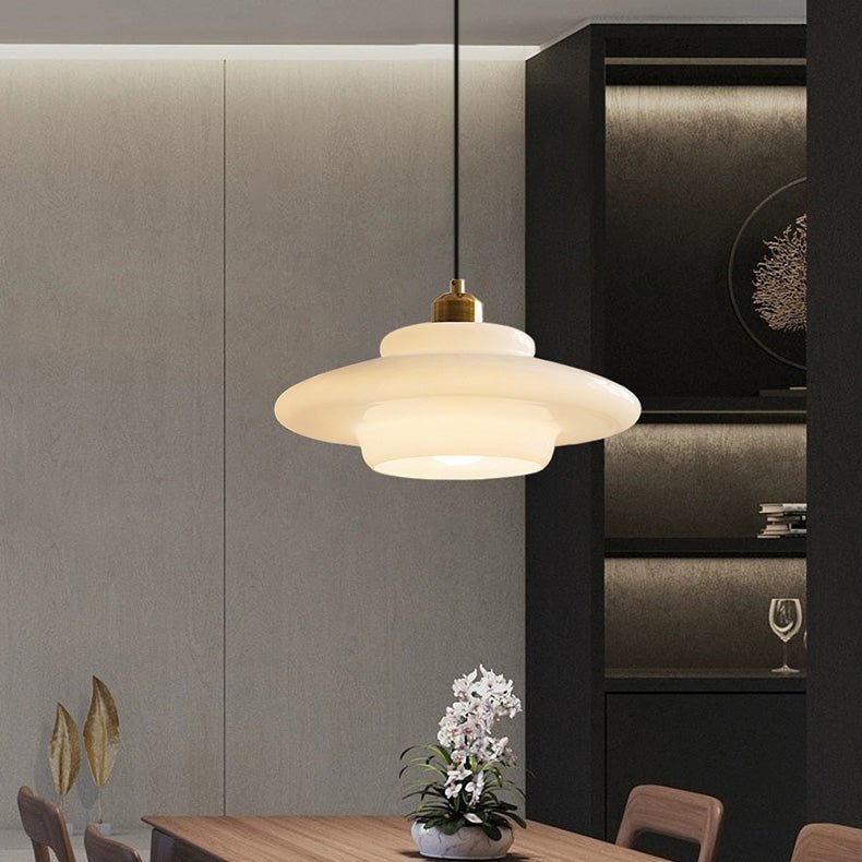 Nebulaa Glazen Hanglamp - Minimalistische Scandinavische Verlichting voor Eetkamer en Keuken