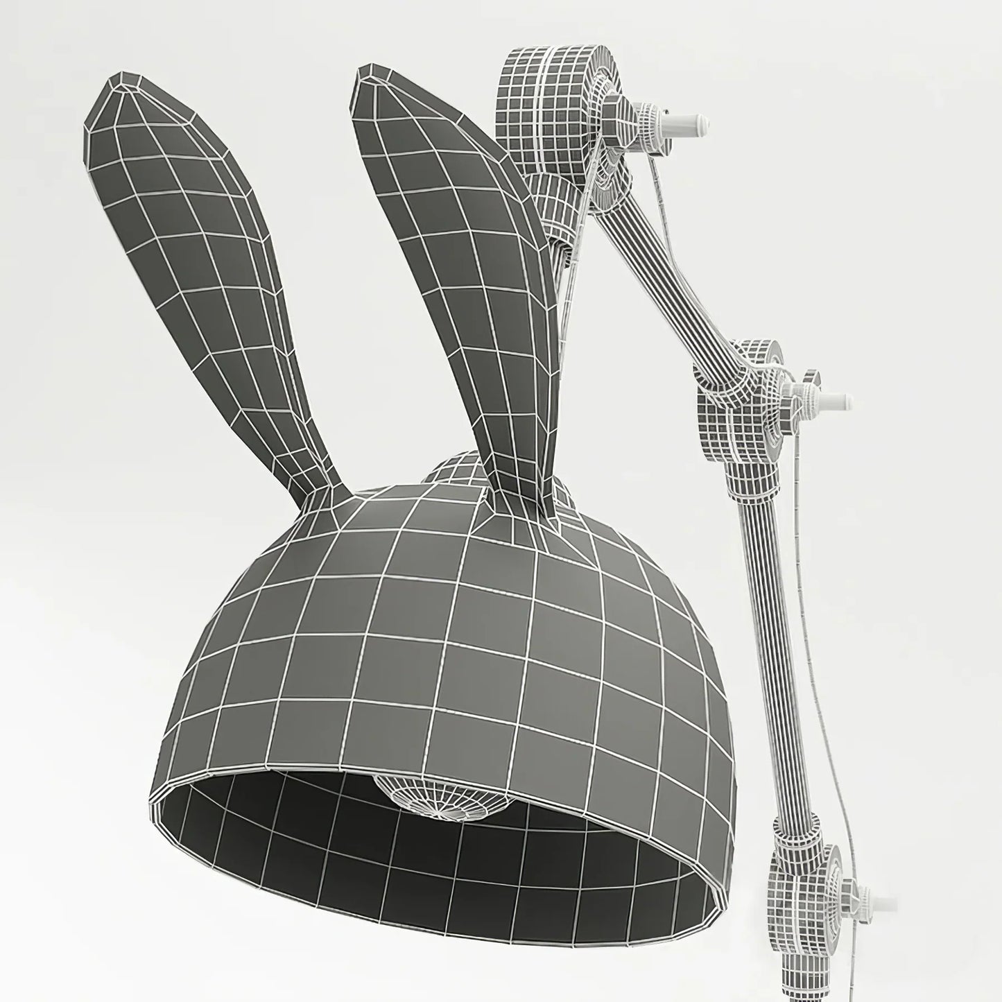 Bunny Oortjes Vloerlamp - Gouden Speelse Designlamp voor Woonkamer en Slaapkamer