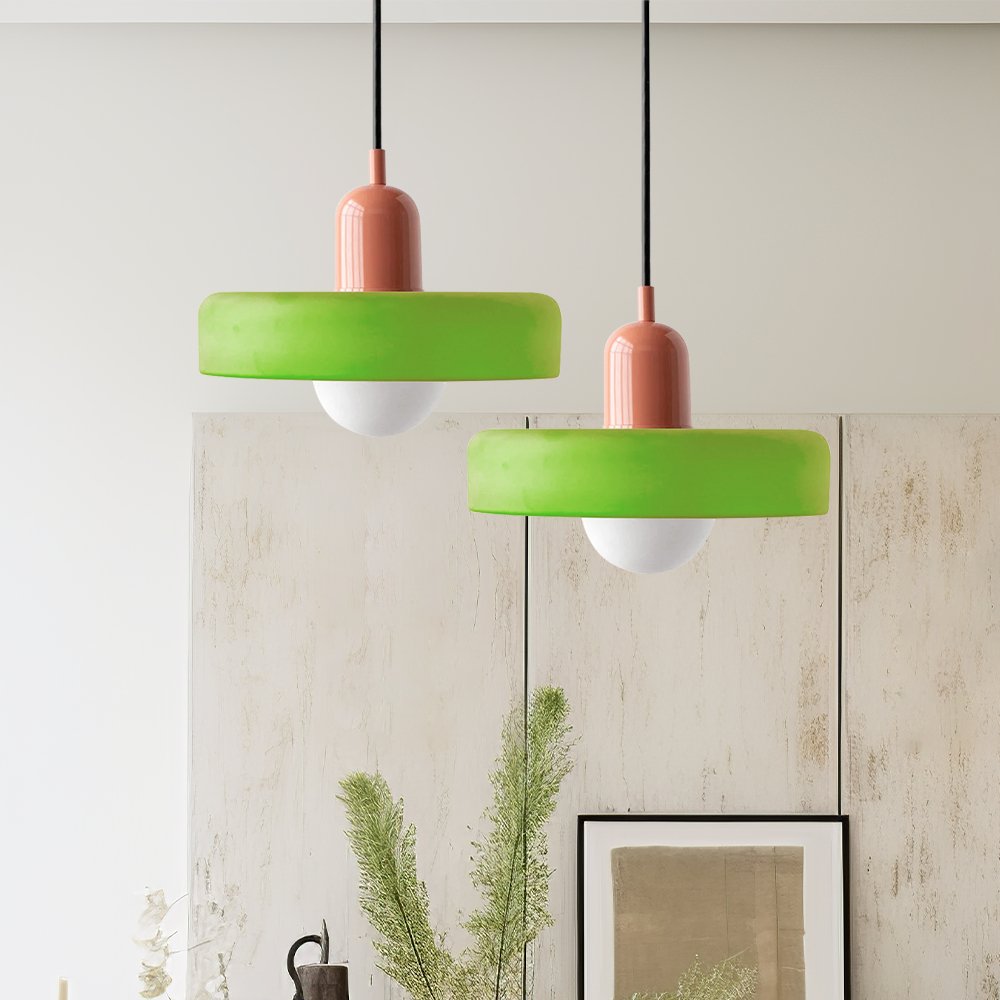 Bauhuis Glazen Hanglamp – Modern en Kleurrijk Design voor Woonkamer of Eetkamer