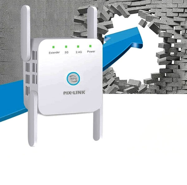 SignalBoost WiFi Repeater - 1200Mbps Dualband Versterker Voor Sneller Internet