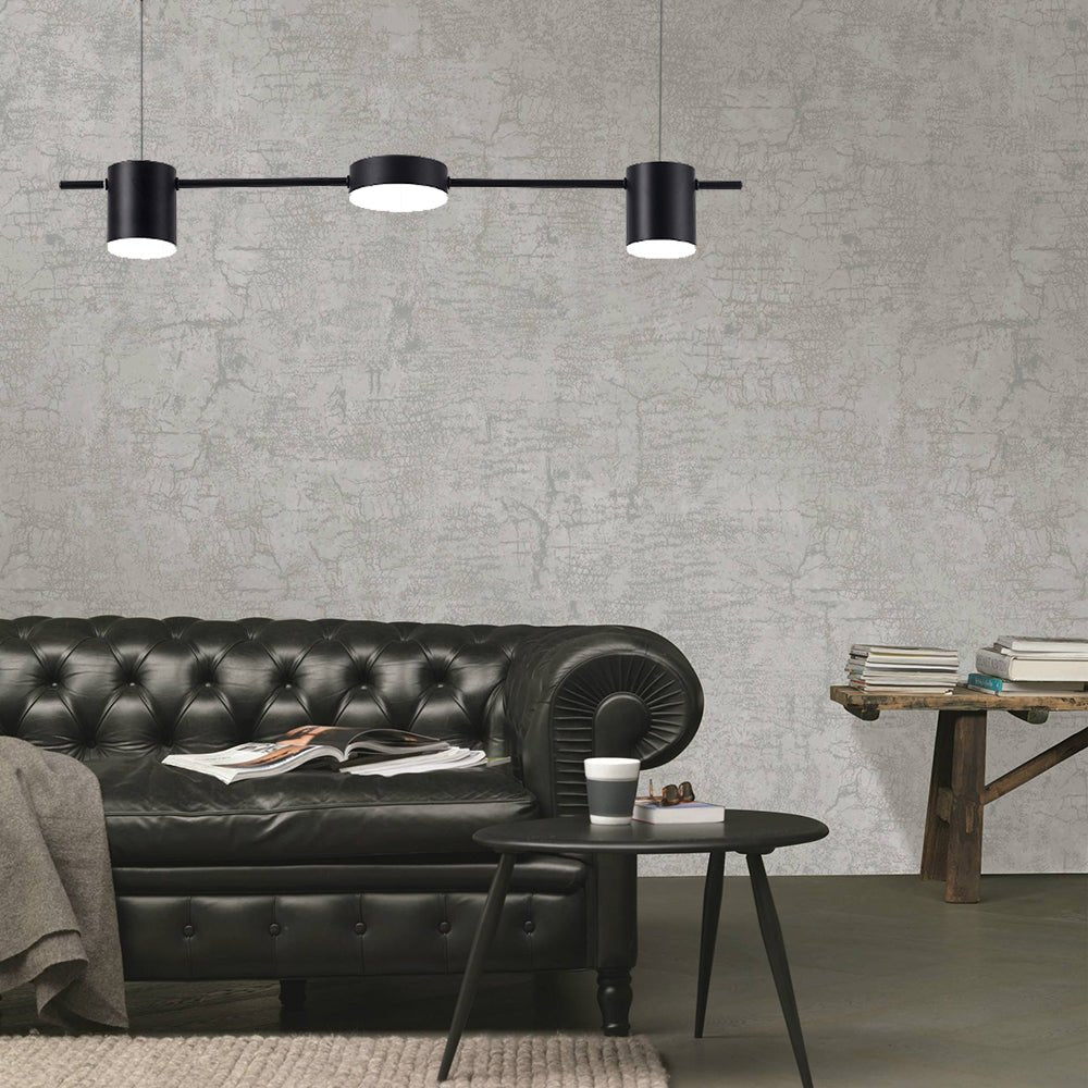 Moderne Aluminium Hanglamp | Strakke Drum Hanglamp Voor Keukeneiland