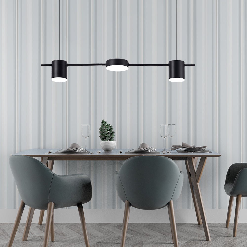 Moderne Aluminium Hanglamp | Strakke Drum Hanglamp Voor Keukeneiland