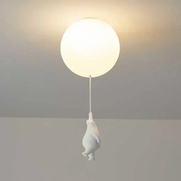 BearGlow Kinder Plafondlamp - Speelse LED Lamp Met Beer En Ballon Ontwerp