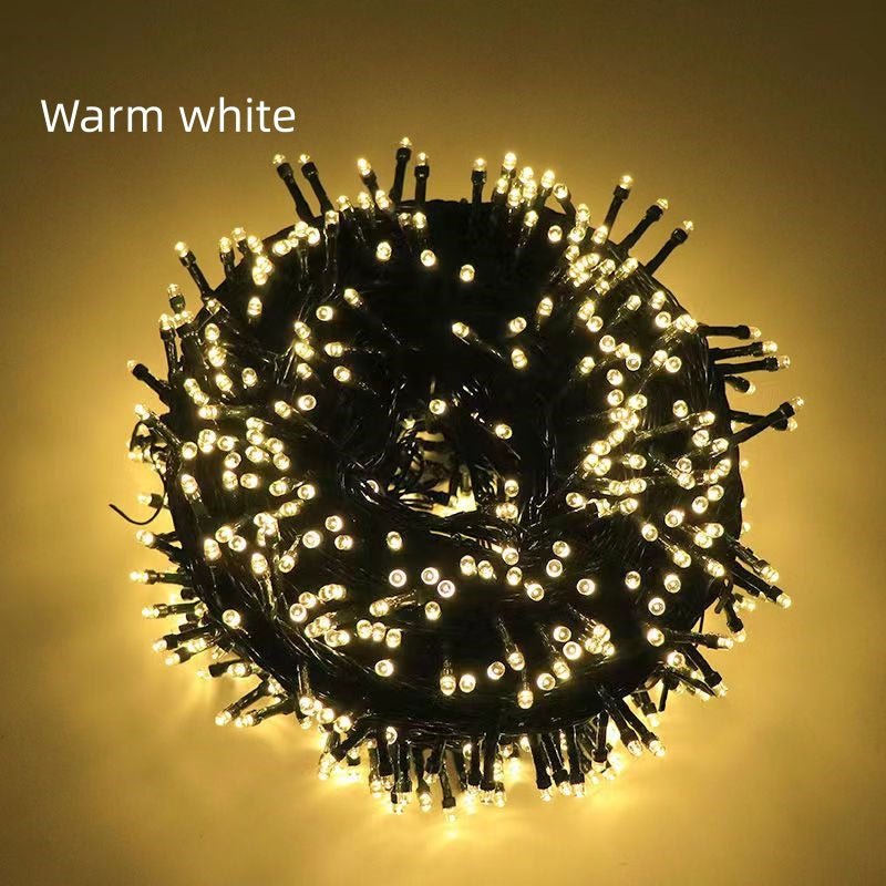 TwinkleBright™ LED Kerstverlichting – 100M Lichtketting, Multicolor & Waterdicht – Perfect voor Binnen & Buiten