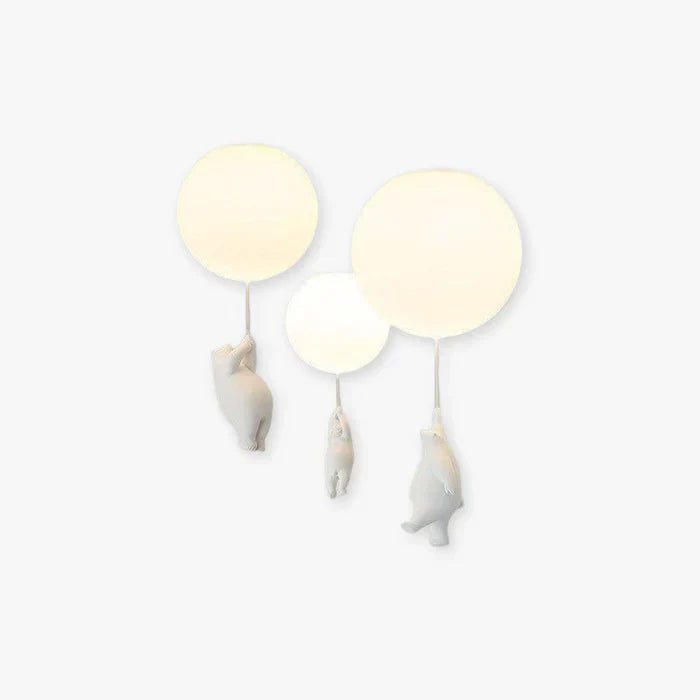 BearGlow Kinder Plafondlamp - Speelse LED Lamp Met Beer En Ballon Ontwerp