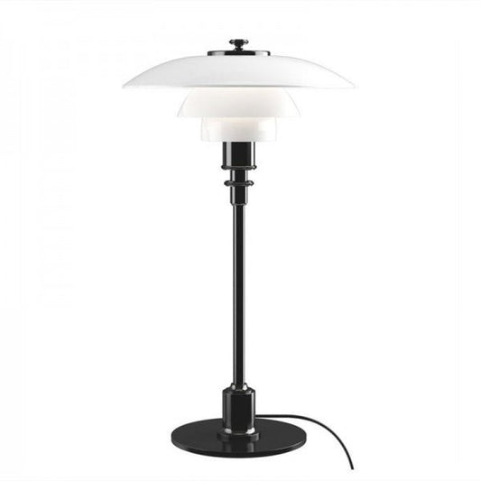 Scandinavische Design Tafellamp - Multilaag Opal Glazen Kap voor Sfeervolle Verlichting