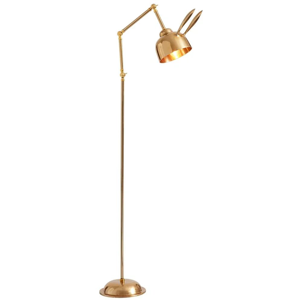 Bunny Oortjes Vloerlamp - Gouden Speelse Designlamp voor Woonkamer en Slaapkamer