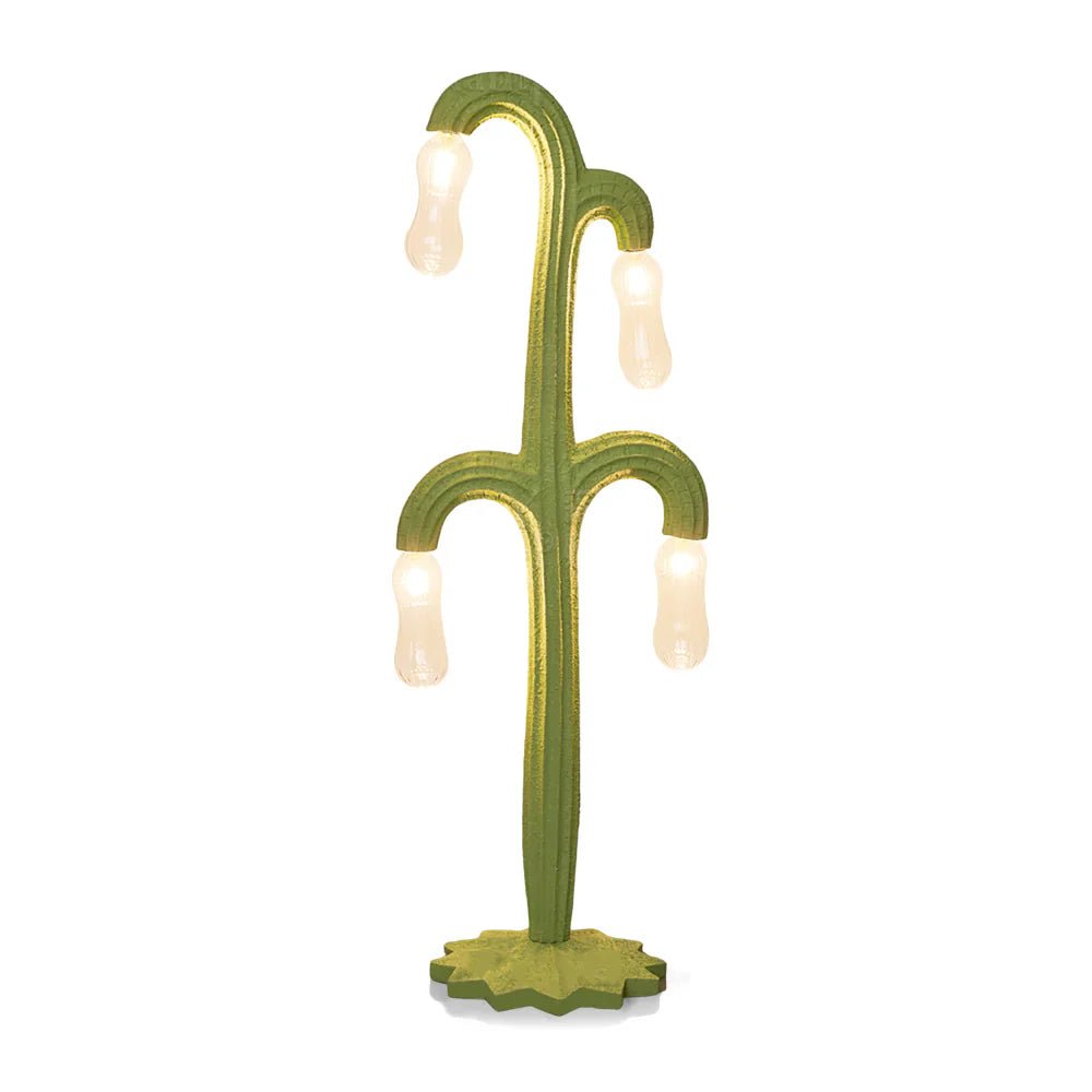 Cactus Vloerlamp - Unieke Resin Designlamp met Natuurlijke Bloemachtige Gloed