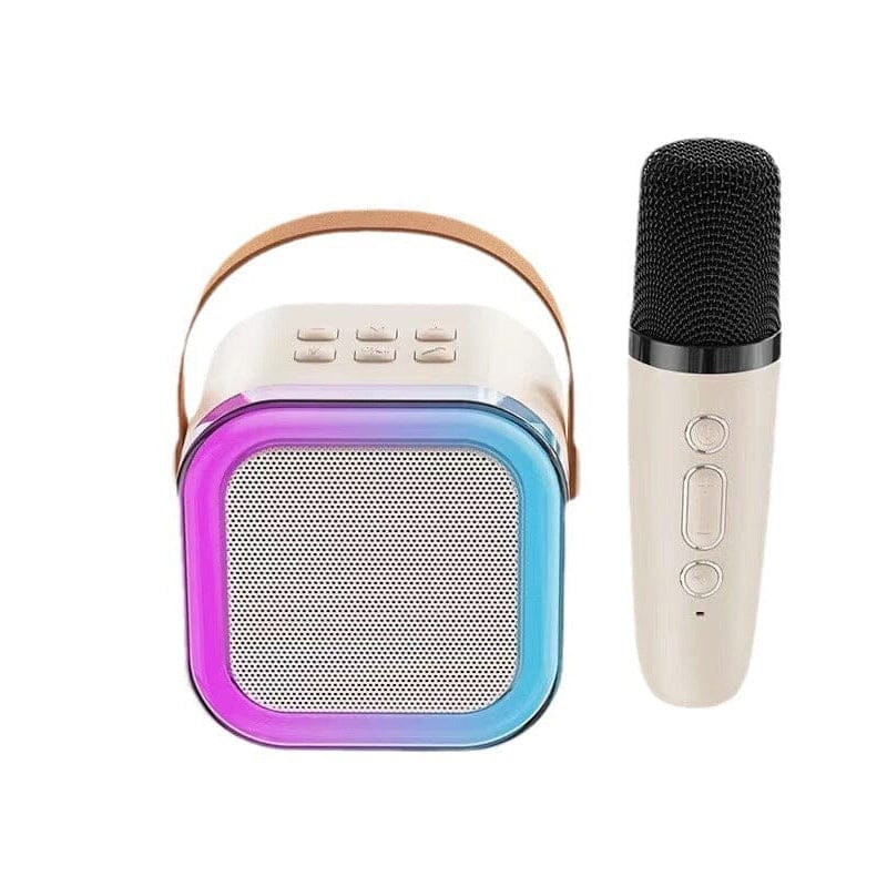 Draagbare Mini Karaoke Set met Draadloze Microfoons - Bluetooth Karaoke Machine voor Kinderen