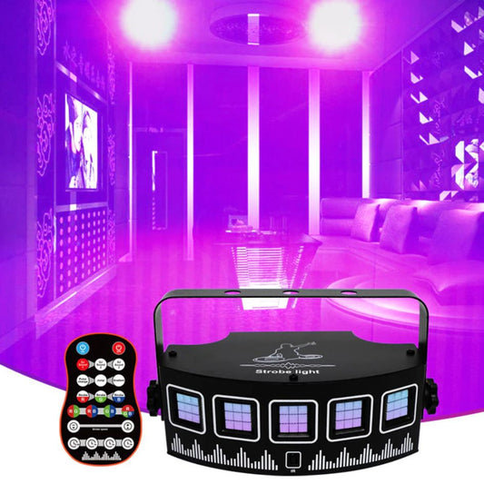 Geluidsgestuurde Disco Lamp - Kleurrijke Stroboscooplamp voor Feesten en Evenementen