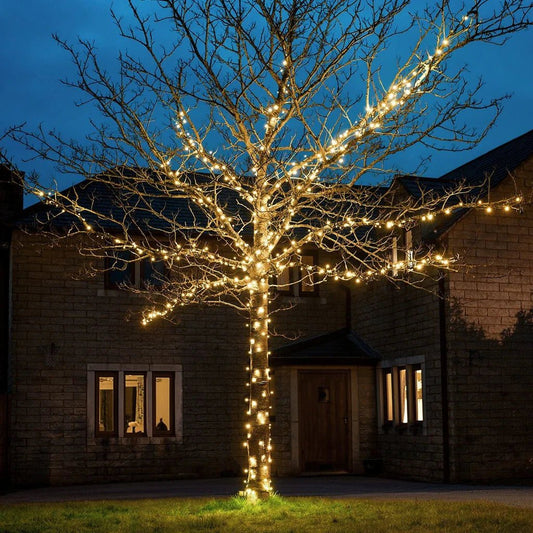 Buiten LED Kerstverlichting - Koppelbare Sfeerverlichting voor Bomen en Tuin