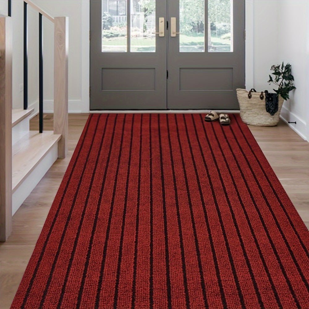 Anti-slip Loper Tapijt met Rubberen Onderkant – Perfect voor Hal, Wasruimte & Balkon – Duurzame Mat voor Binnen & Buiten