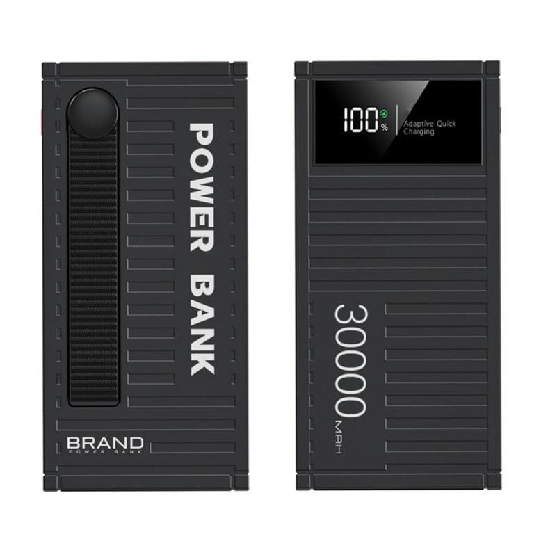 PowerPro™ Oplaadbare Powerbank | Snel Opladen met Digitaal Display en Meerdere Poorten