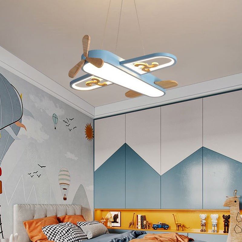 AeroGlow™ Kinderkamer Hanglamp - Vliegtuigvormige LED Lamp met Creatief Ontwerp