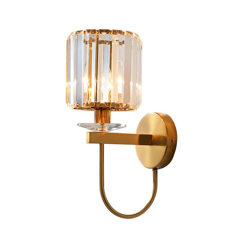 Aurelia Kristallen Wandlamp - Moderne Wandkandelaar met Gouden Afwerking