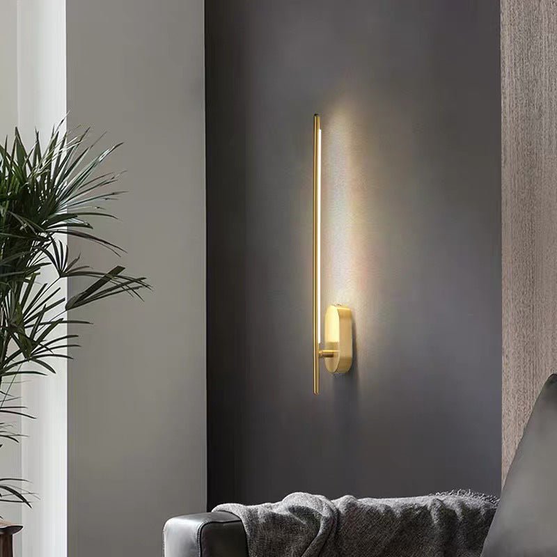 Linea Moderne Wandlamp - Minimalistische Lineaire Metalen Wandverlichting