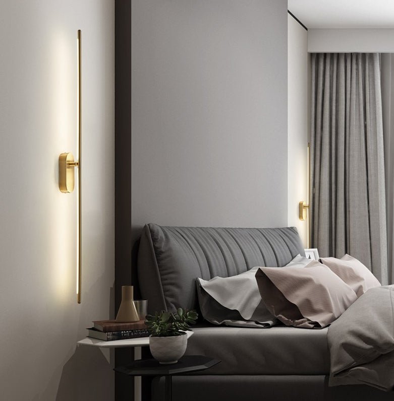 Linea Moderne Wandlamp - Minimalistische Lineaire Metalen Wandverlichting