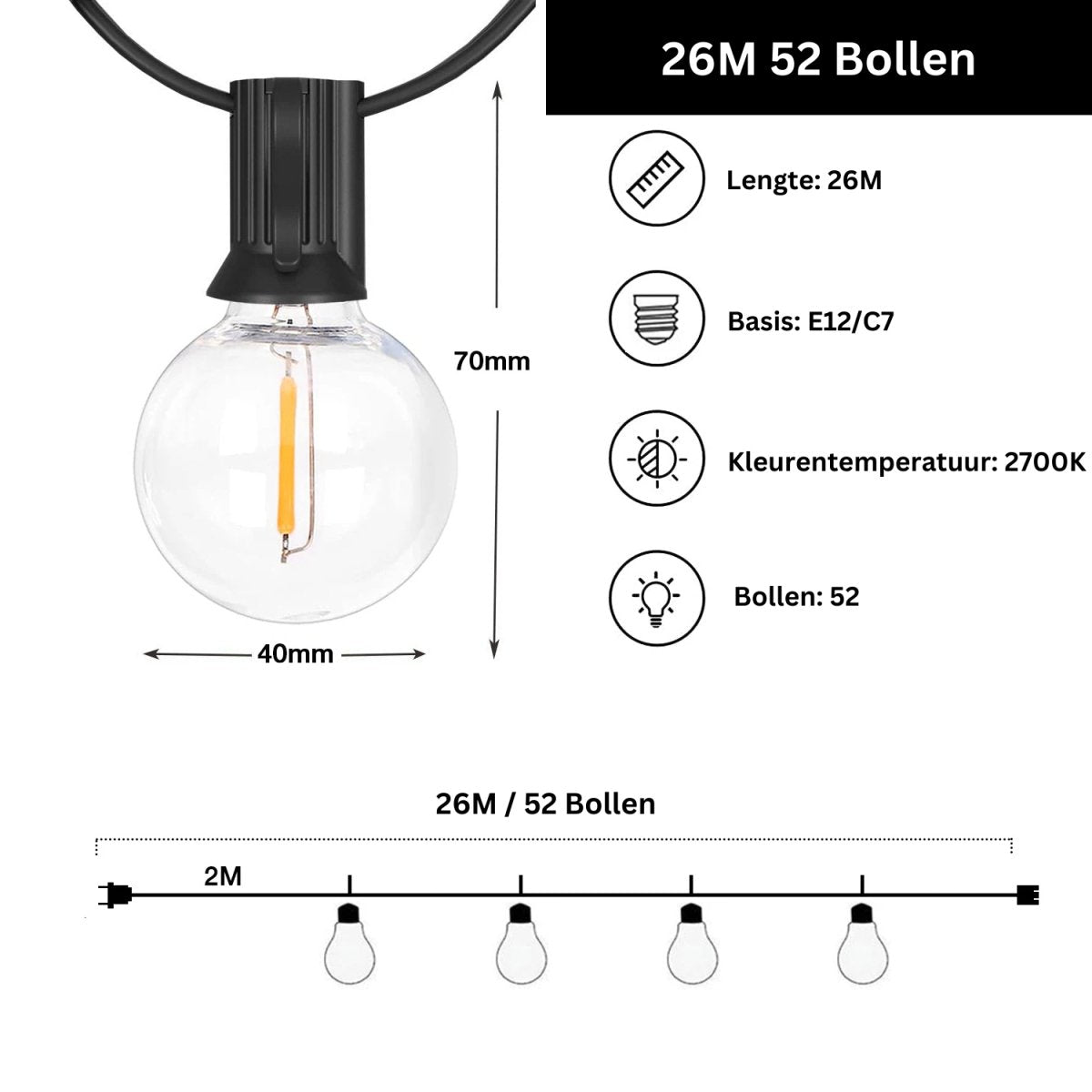 AquaGlow Weerbestendige Buitenlamp - Sfeervolle Waterdichte LED Verlichting Voor Tuin