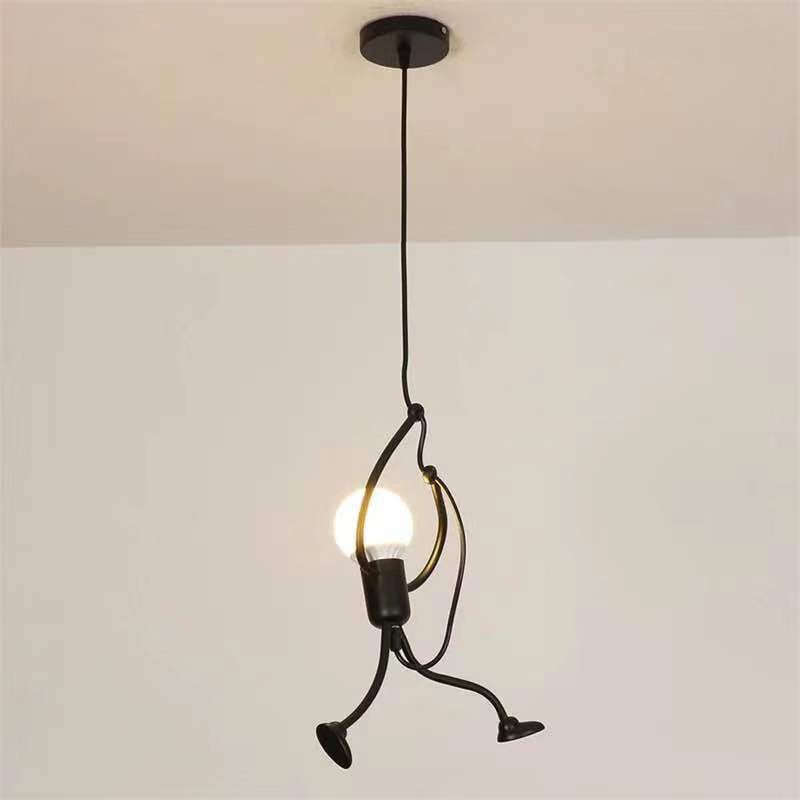 Climber Cartoon Lamp - Unieke Hanglamp Voor Sfeervolle Verlichting