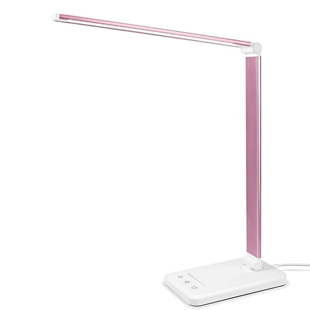 FlexiLite™ LED Tafellamp | USB Oplaadpoort met 5 Lichtstanden en Dimbare Helderheid