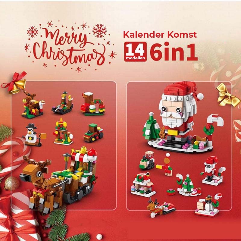 BrickFest™ Kerst Bouwstenen Adventskalender – Aftellen tot Kerstmis