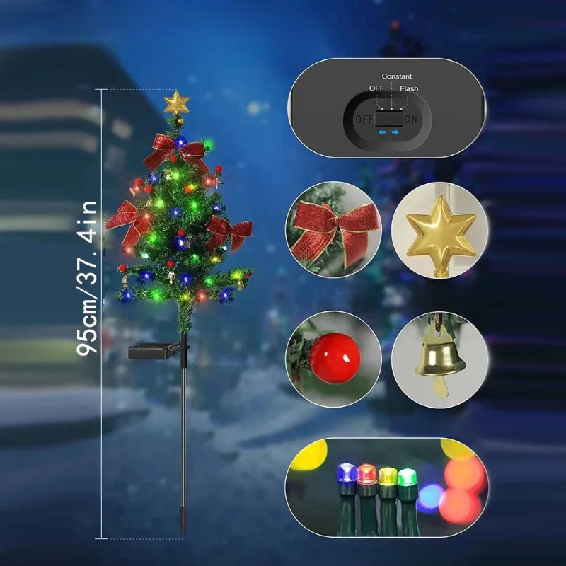 XmasLite™ Mini Kerstboom Buitenverlichting – LED Kerstverlichting en Kerstdecoratie