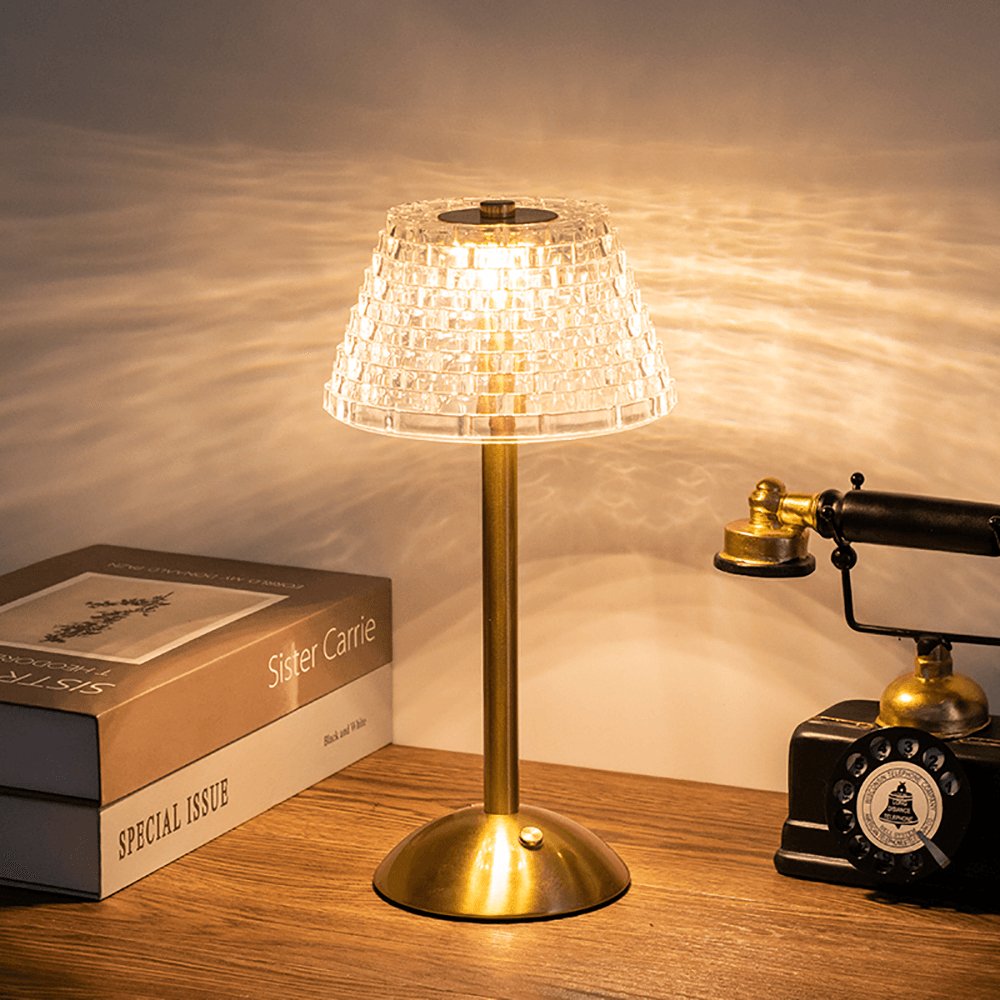 AuraGlow Tafellamp - Oplaadbare LED Lamp Met Dimbare Functie