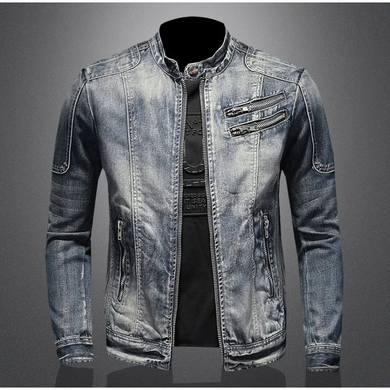 Axel™ Casual Denim Winterjack voor Heren