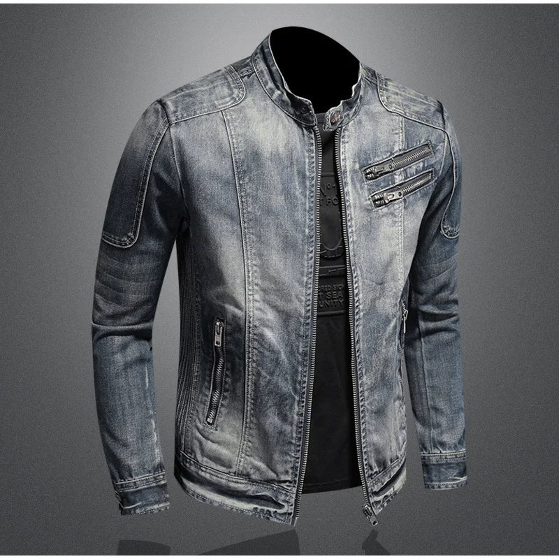 Axel™ Casual Denim Winterjack voor Heren