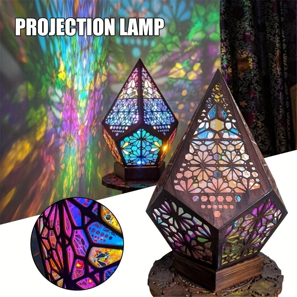 Bohemian Sterrenlamp met 3D Projectie - Decoratieve Sfeerlamp voor Woonkamer en Slaapkamer