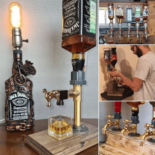 Houten Drankdispenser Tap voor Wijn en Whisky Flessen