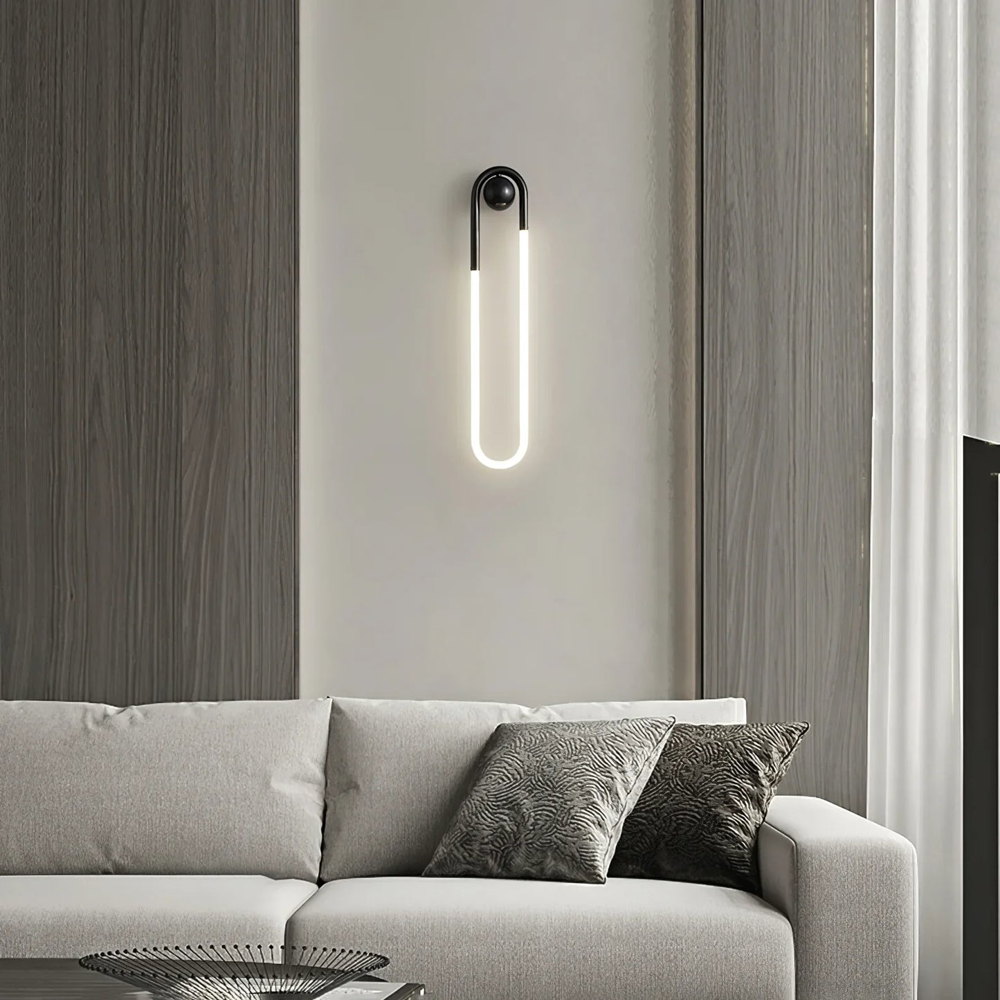 Ronde LED Wandlamp - Moderne Gouden Ringenlamp