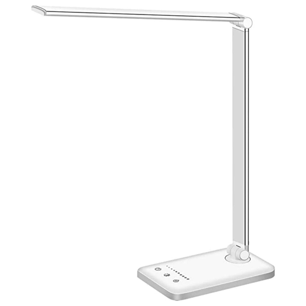 FlexiLite™ LED Tafellamp | USB Oplaadpoort met 5 Lichtstanden en Dimbare Helderheid