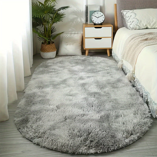 ComfyNest™ Fluffy Rond Vloerkleed – Wasbaar & Antislip – Zacht Shaggy Tapijt voor Slaapkamer of Woonkamer