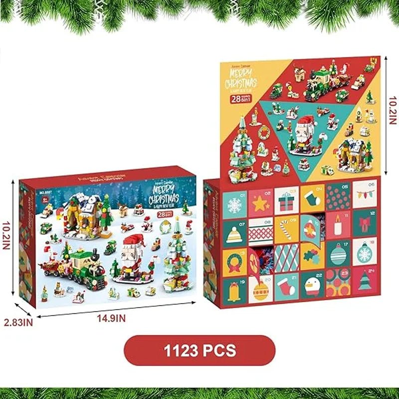 BuildJoy™ Adventskalender Bouwset | 24 Verrassingen voor de Feestdagen