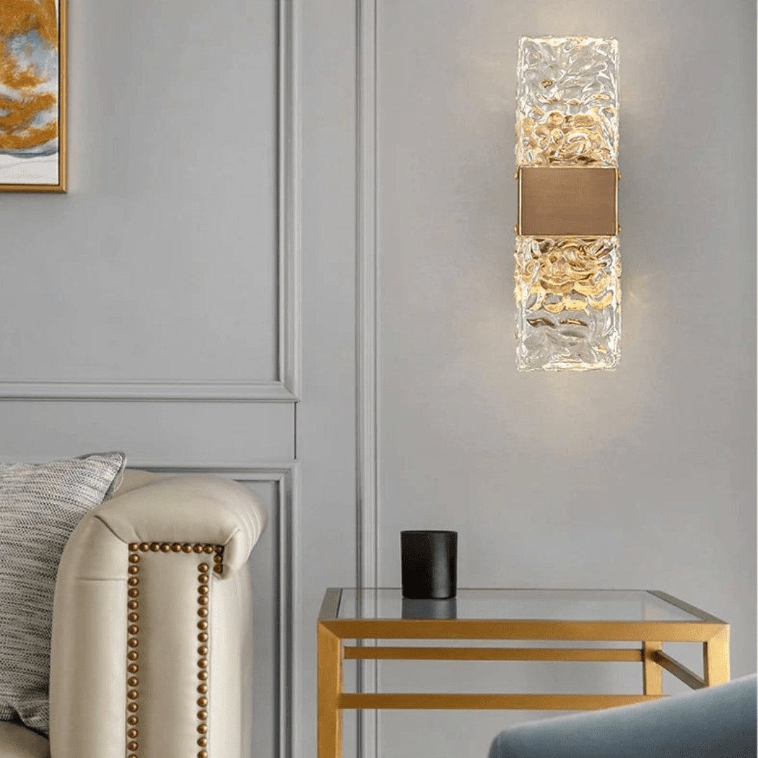 Luxe LED-Wandlamp Met Kristal - Moderne Muurverlichting Voor Hal En Woonkamer