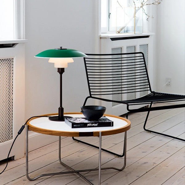 Scandinavische Design Tafellamp - Multilaag Opal Glazen Kap voor Sfeervolle Verlichting