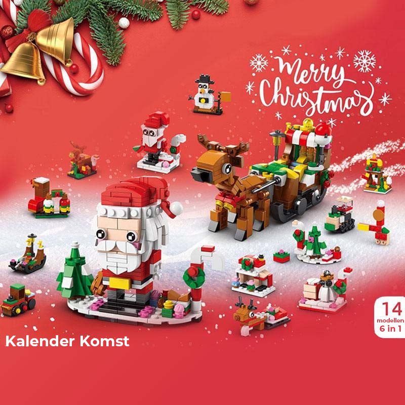 BrickFest™ Kerst Bouwstenen Adventskalender – Aftellen tot Kerstmis