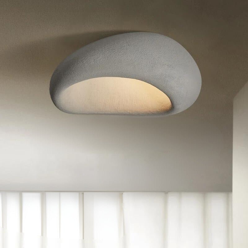 Wabi-Sabi Plafondlamp – Minimalistische Hanglamp voor een Moderne Woonkamer