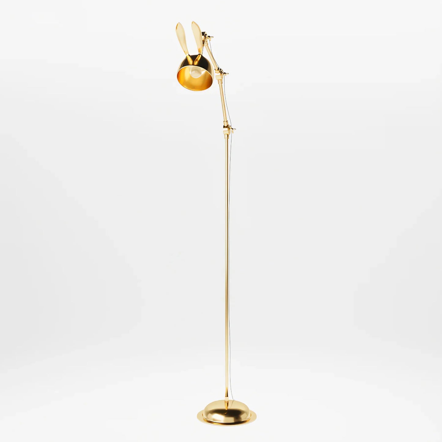 Bunny Oortjes Vloerlamp - Gouden Speelse Designlamp voor Woonkamer en Slaapkamer