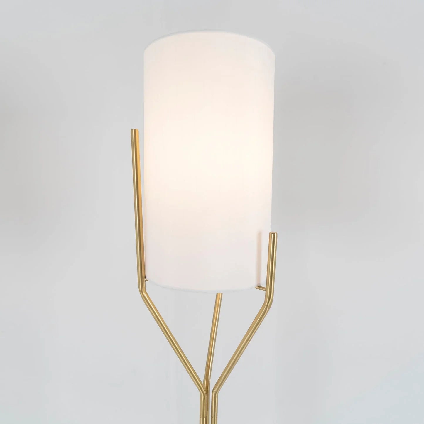 Arborescence Vloerlamp - Minimalistische Stijl met Satijn- of Messingafwerking voor Woonkamer en Slaapkamer