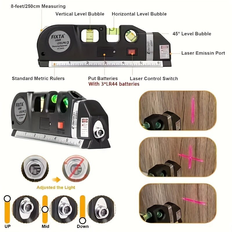 ProMeasure™ Laser Afstandsmeter – Professionele Lasermeter voor Nauwkeurig Meten tot 40m