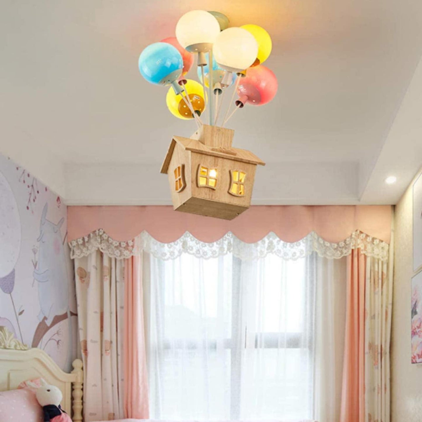 Ballonvormige Kinderkamer Plafondlamp - Speelse LED Verlichting