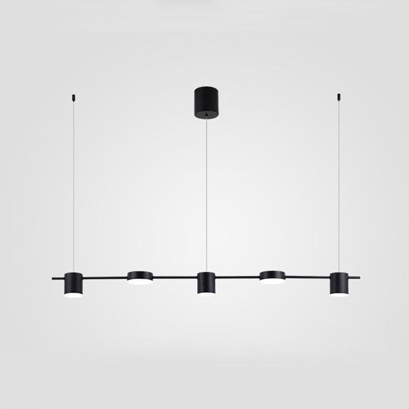 Moderne Aluminium Hanglamp | Strakke Drum Hanglamp Voor Keukeneiland