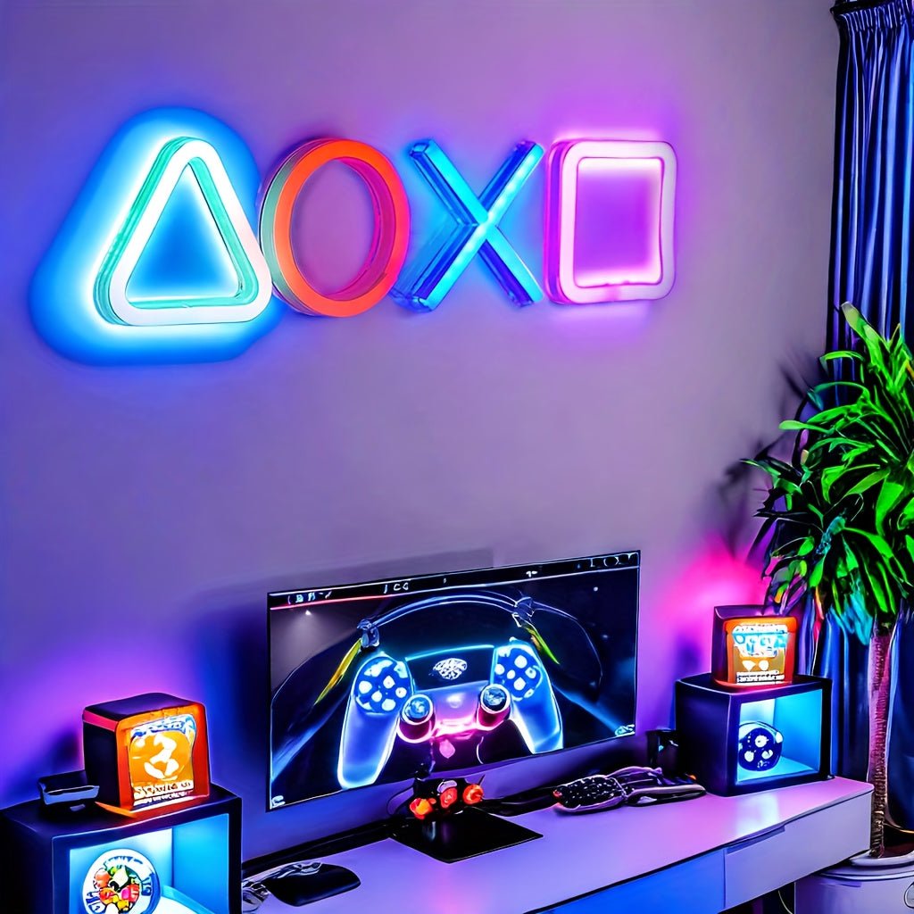 GameNeon™ LED Neon Verlichting - Stijlvolle Gaming Decoratie voor Slaapkamer & Gamekamer