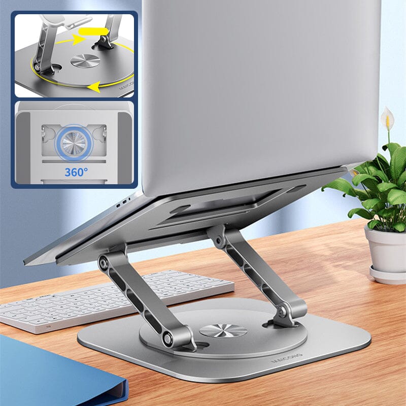 Laptop Standaard met 360° Rotatie - Verstelbare Laptop Houder